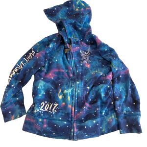 Disney Parks Galaxy Sweatshirt Kid's Small Walt Disney World Hoodie 2017